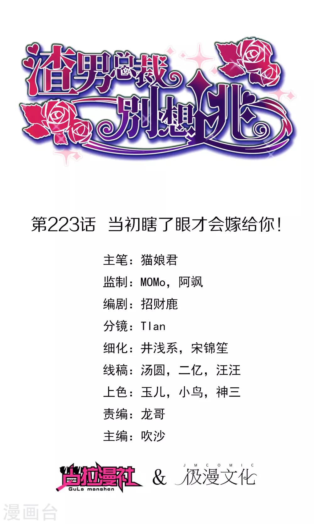 第223话 当初瞎了眼才会嫁给你！0