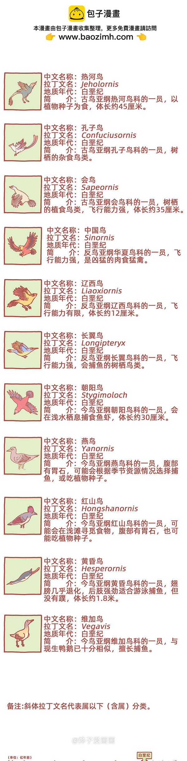 物种名片 白垩纪91